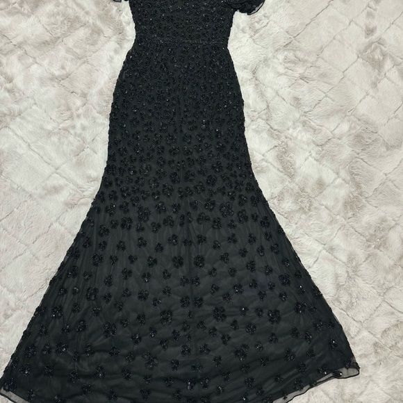 Mac Duggal Black Sequin Maxi Dress - Picture 5 of 6